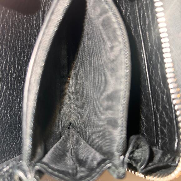 GUCCI Pebbled Calfskin Studded Soho Disco Compact Wallet - Picture 6 of 6